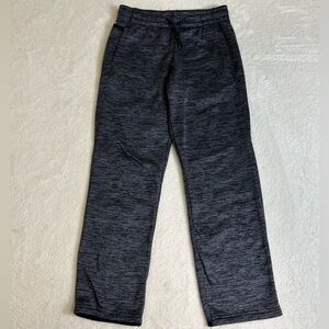 Under Armour Youth Boy Sweatpants Size Medium Gray Loose Elastic Waist Coldgear